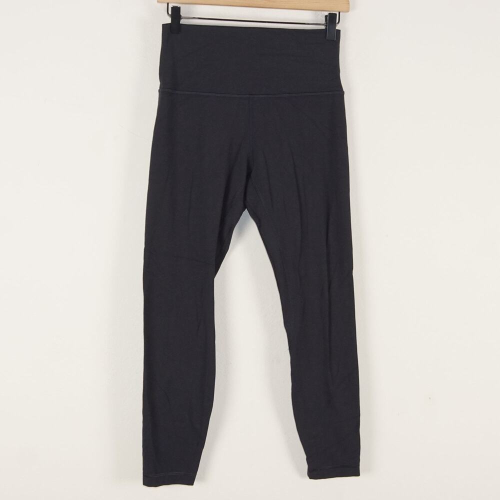 Lululemon Align High Rise Black 26" Leggings Womens Sz 8 W5CTAS